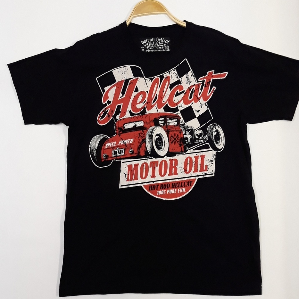 HotRod Hellcat graphic black tshirt